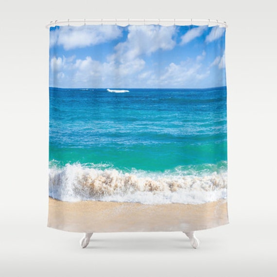 Meer Ozean Duschvorhang - Sommer Strand Design Fürs Badezimmer