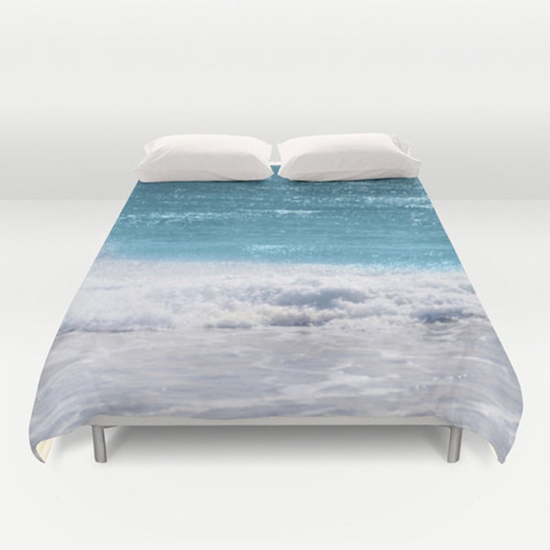 Ocean Duvet Cover Water Bedding Blue Turquoise Water Duvet Cover