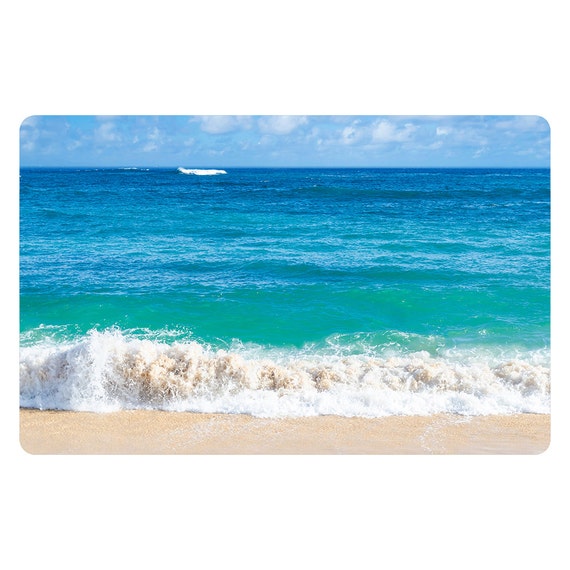 beach bath mat