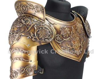 Negroli Gorget Set, conjunto de armadura larp renacentista italiana