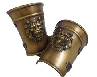 Larp Armor Classical Lion greek roman style vambraces