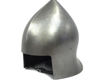 Larp Armor Medieval Open Face Sallet