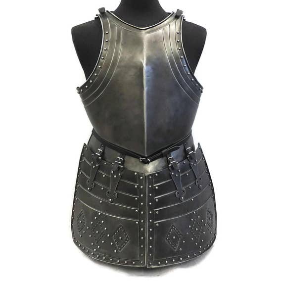 Medieval Knight Warrior Cuirass Pikemen Larp Breastplate With Tassets 