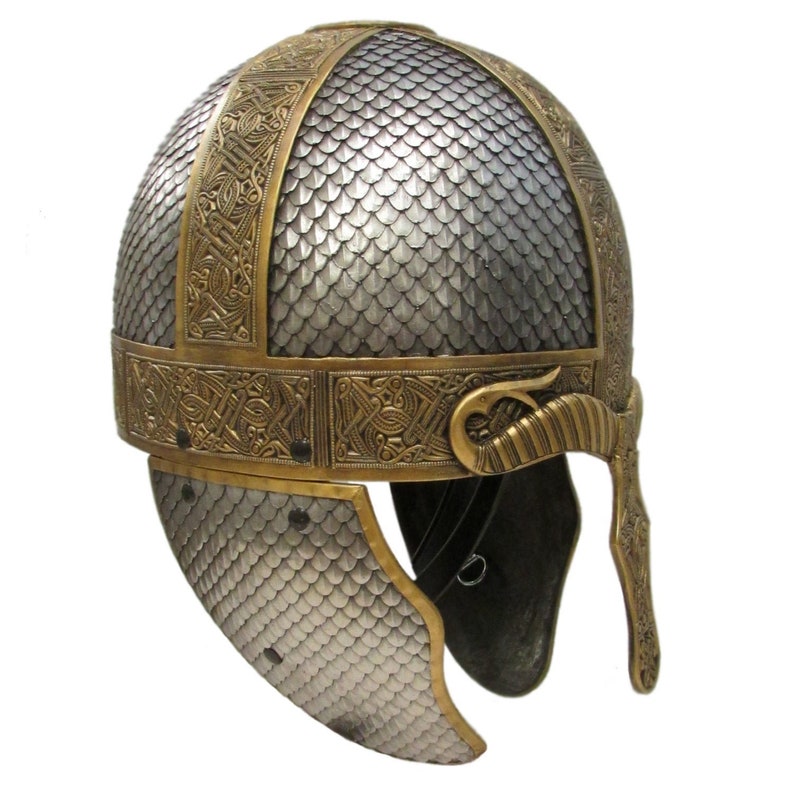 Larp Armor Wyrmwick Celtic Scaled Helmet Saxon Viking Etsy