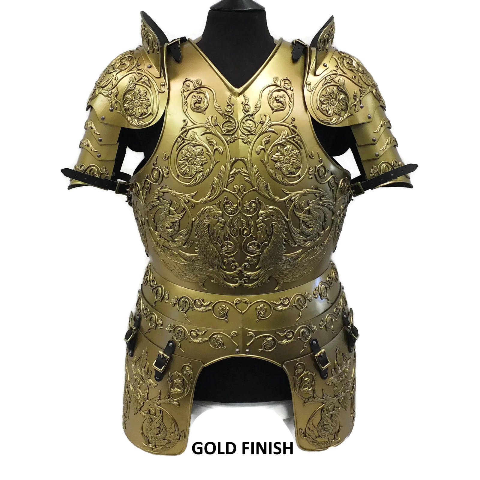 Larp Armor Renaissance Negroli Armor Set Cuirass Cosplay Etsy