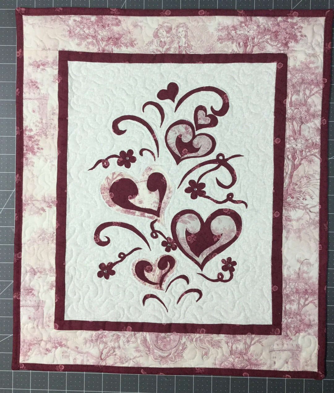 301 Quilted Homemade Handmade 20 Inches Tall X 17 Inches Wide ...