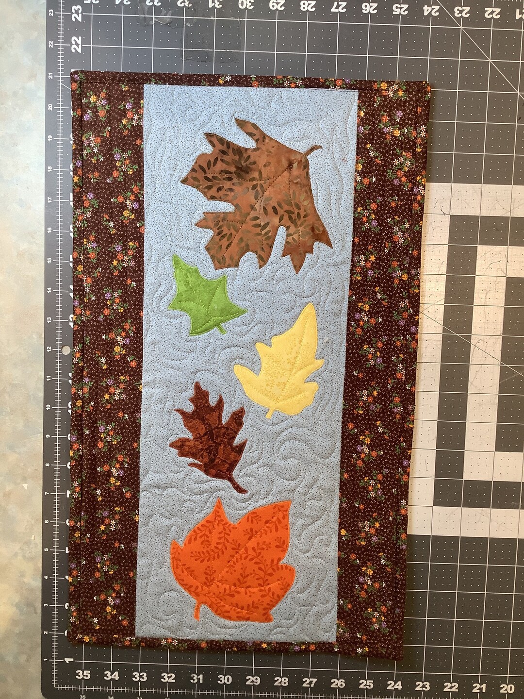 824 BEST Fall Leaves Quilted Wall Hanging or Table Runner Etsy