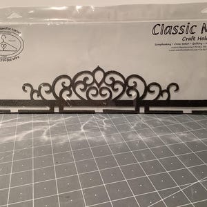 BEST 18 inch FREE SHIPPING Ps Babich Royal Crown Trip Tic Black metal Hanger for project holder by Ackfeld Wire 3 -  3x5 inch sections