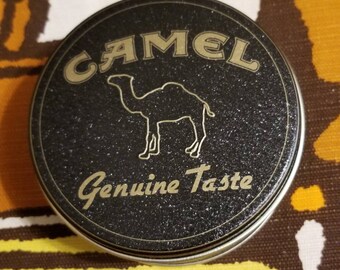 Camel Cigarette Tin Etsy