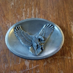 Vintage 1970s Eagle Belt Buckle