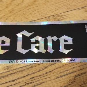 We Care Praying Hands Prismatic Bumper Sticker