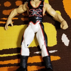 WWE X-Pac Wrestling Action Figure Titan Tron Live  WWF WCW Jakks Pacific 1999
