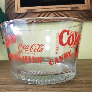 Vintage Coca Cola Coke Snack Serving Bowl