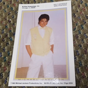 Vintage Michael Jackson Sticker