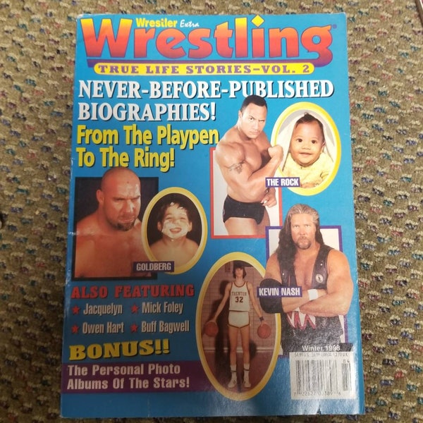Wrestling True Life Stories Magazine The Rock Goldberg Kevin Nash