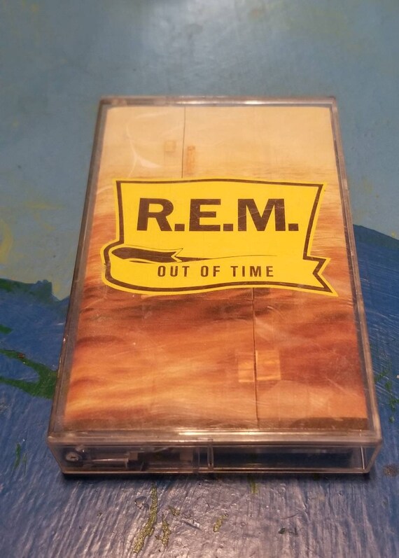 Vintage R.E.M. Out of Time Cassette Tape Etsy