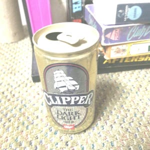 Vintage Miller The Clipper The Dark Light Beer Empty Can