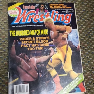 Victory Sports Series Inside Pro Wrestling Magazine Juni 1993 Vader Sting Cover