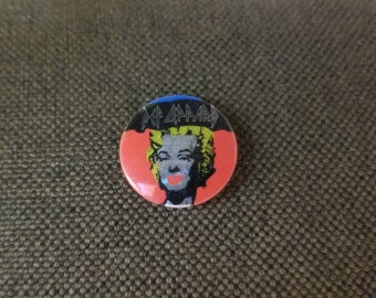 Vintage Def Leppard Pinback Button