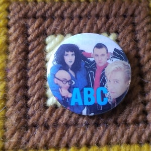 Vintage ABC Pinback Button