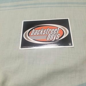 Vintage Backstreet Boys-logo automaatsticker