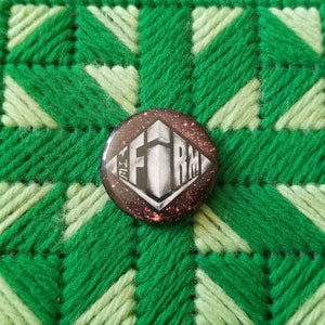 Vintage The Firm Pinback Button