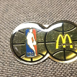Vintage McDonald's NBA Enamel Pin