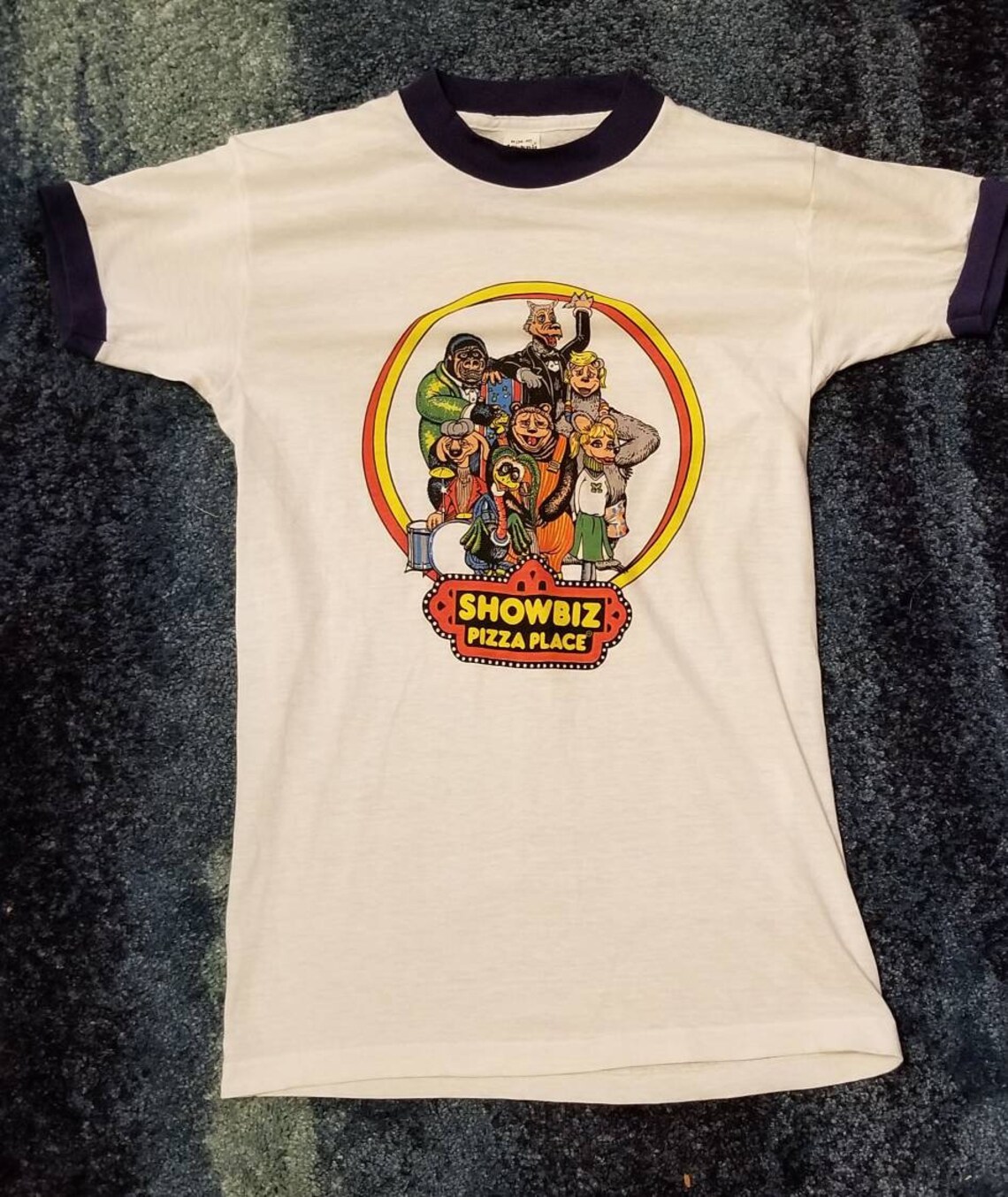 showbiz pizza shirt