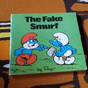 Vintage Peyo Smurfen Het Nep smurfen boek