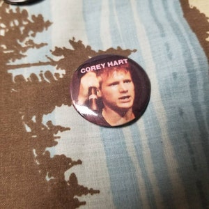 Vintage Corey Hart Pinback Button