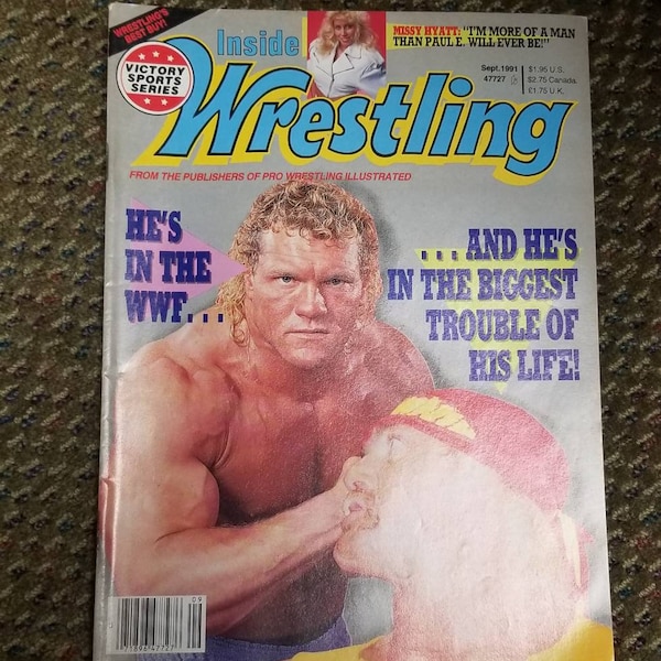 Victory Sports Series Inside Wrestling Magazine September 1991