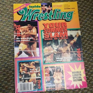 Victory Sports Series Inside Pro Wrestling Magazine Summer Slam Cover Oktober 1993