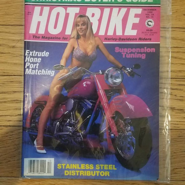 Vintage 1992 Hot Bike Magazine