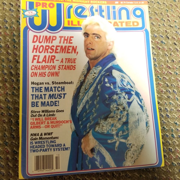 Pro Wrestling Illustrated Magazine October 1997 Ric Flair Cover