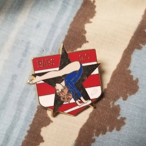 Vintage Bars 1990 Gymanstics Enamel Pin