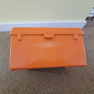 Vintage Orange Solo Hair Supply Box