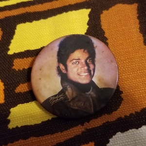Vintage Michael Jackson Pinback button
