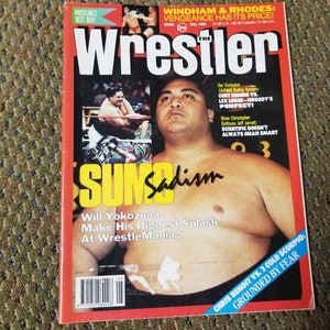 The Wrestler Magazine May 1993 Yokozuna Cover