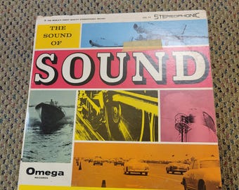 The Sound of Sound LP - Omega OSL-74 - Stereo - Jets, Boats, Trains, Sport Cars