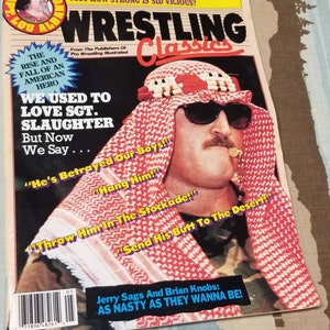 Wrestling Classics May 1991 Sgt Slaughter Cover