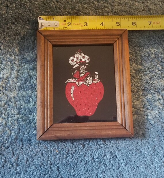 Vintage Strawberry Shortcake Carnival Mirror Fram… - image 2