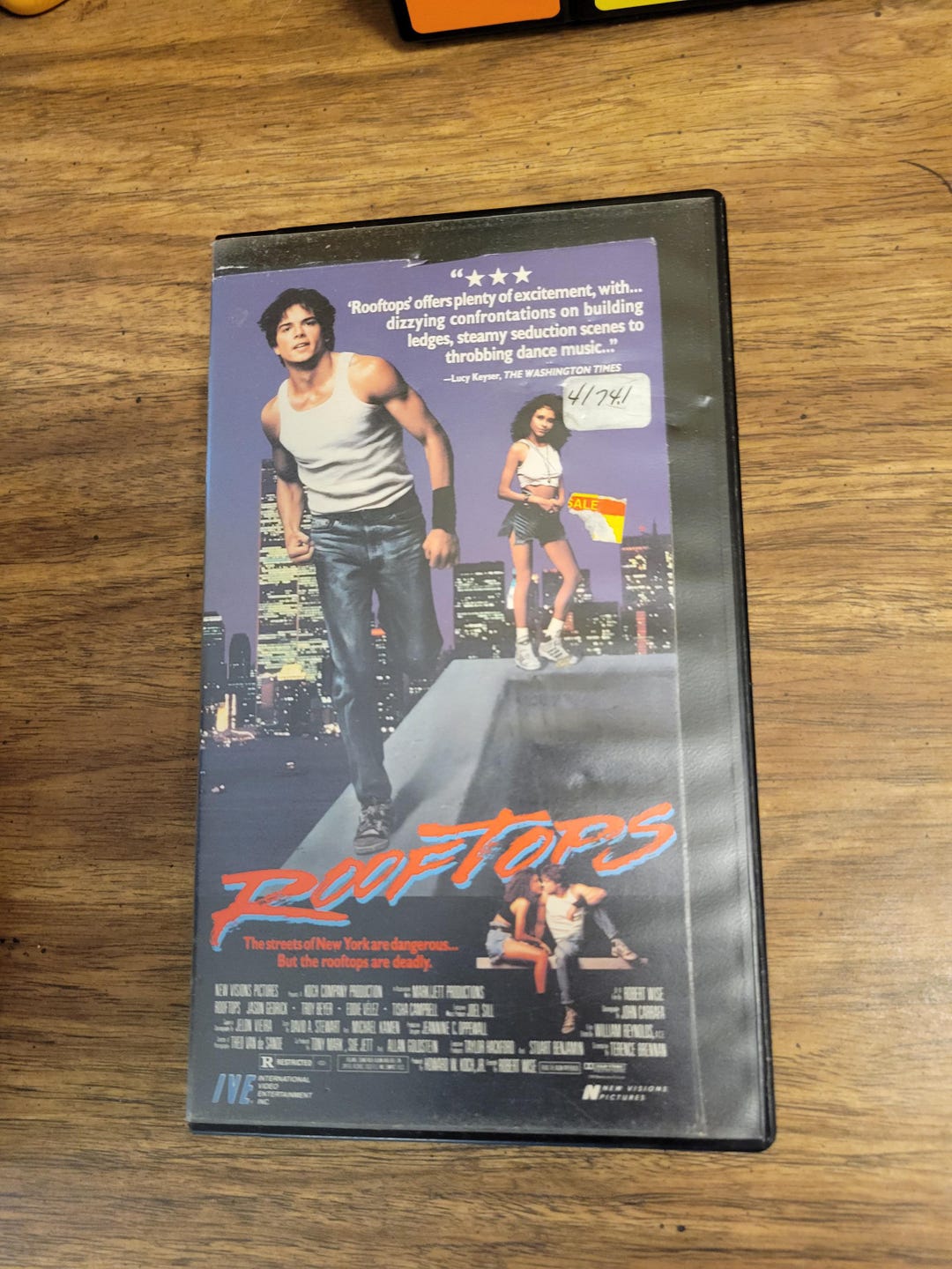 Rooftops 1989 VHS Robert Wise Drama Thriller - Cut Box - Etsy
