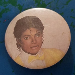 Vintage Michael Jackson Pin Button