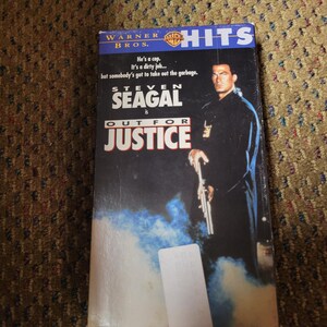 Vintage Out For Justice VHS Tape