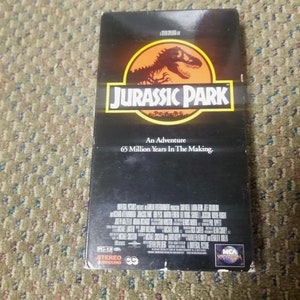 Jurassic Park VHS Tape