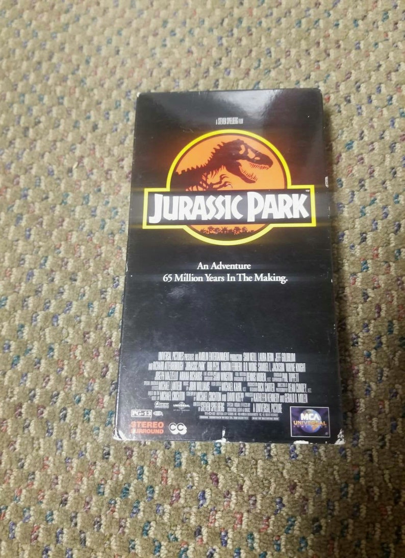 Jurassic Park VHS Tape 1993 90s Laura Dern Etsy Australia jurassic-park-vhs-tape-1993-90s-laura-dern-etsy-australia
