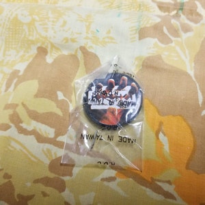 Vintage Deadstock Judas Priest British Steel Pinback Badge Button