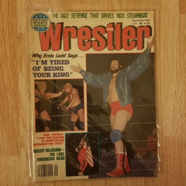 The Wrestler Magazine September 1980 Bugsy McGraw Cover
