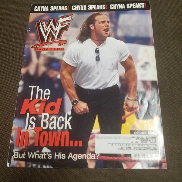 WWF Magazine October 1998 Shawn Michaels Cover