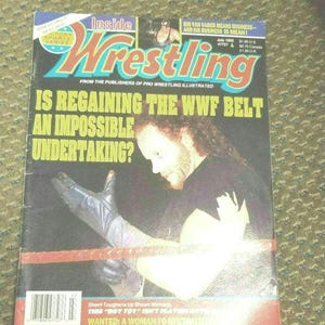 Victory Sports Series Inside Pro Wrestling Magazine Undertaker Cover July 1992